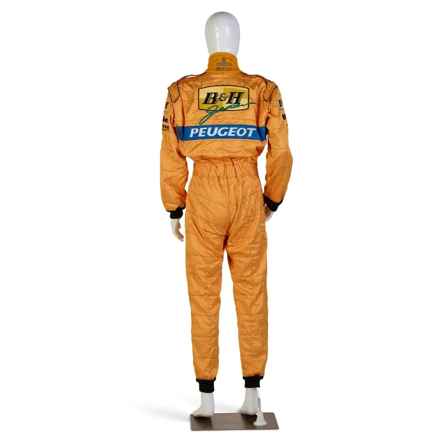 1996 Jordan Peugeot Benson & Hedges Sparco Formula 1 Nigel Mansell Race Suit - Image 2