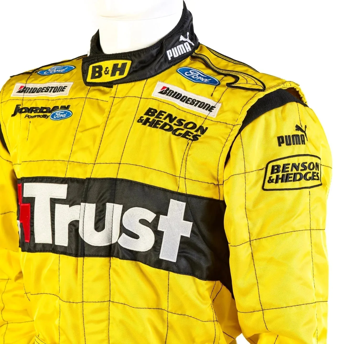2004 Jordan Ford Nigel Mansell Race Suit - Benson & Hedges Sparco - Image 3