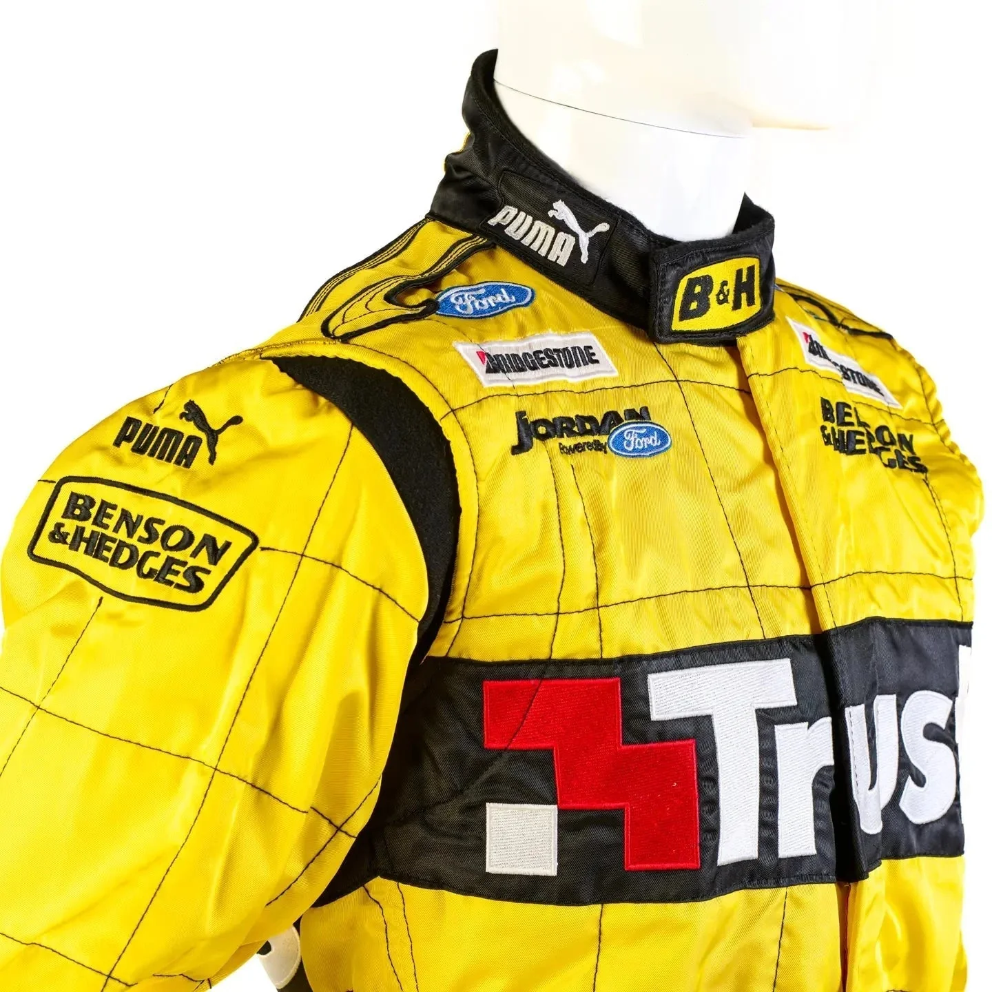 2004 Jordan Ford Nigel Mansell Race Suit - Benson & Hedges Sparco - Image 4