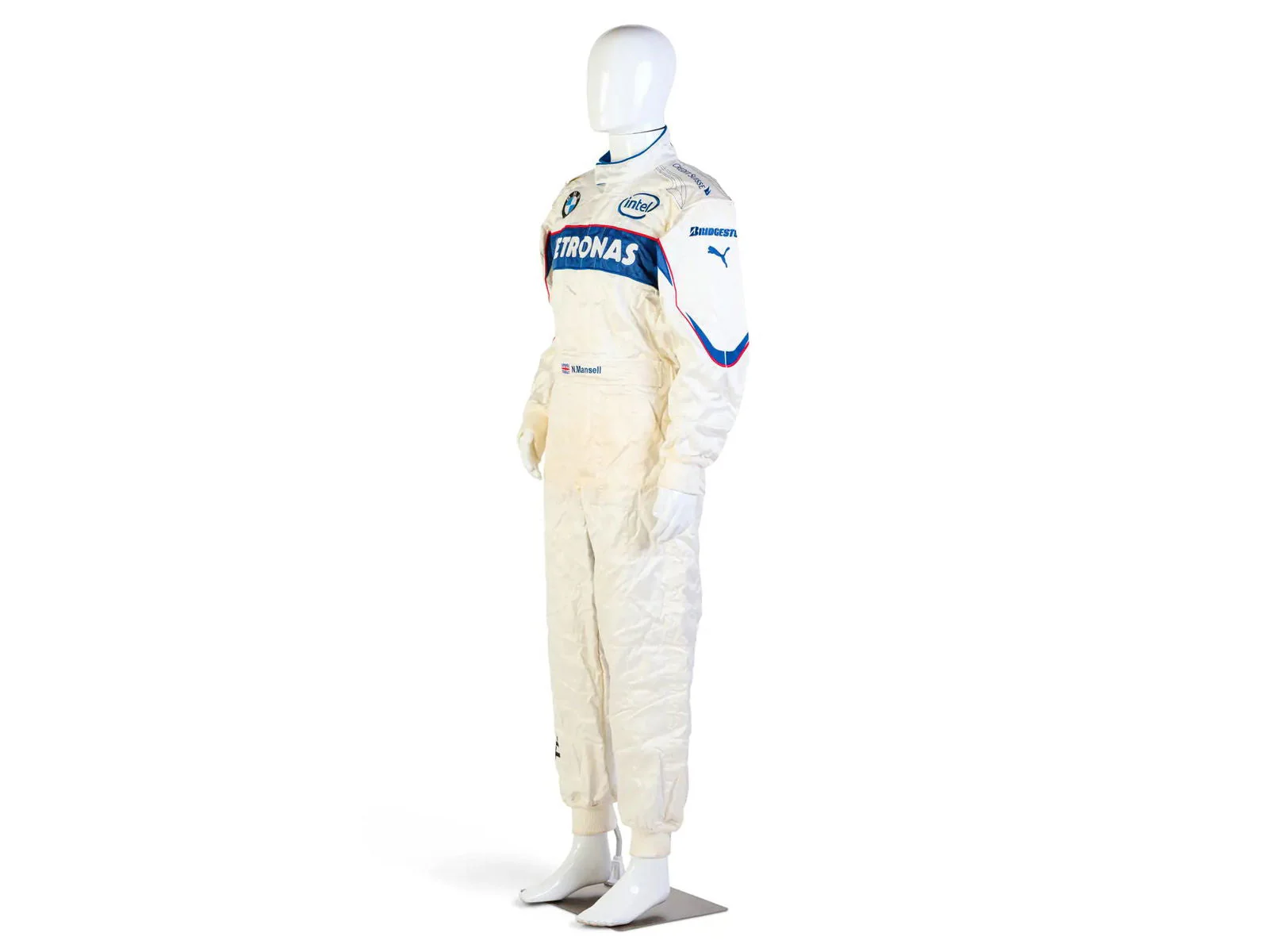2007 BMW Sauber Formula 1 Puma NIGEL MANSELL’S Race Suit - Image 4