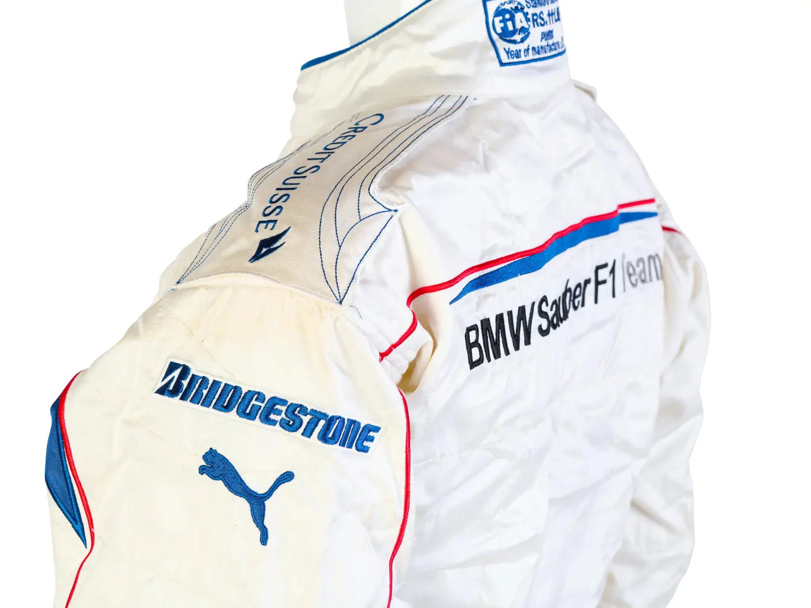 2007 BMW Sauber Formula 1 Puma NIGEL MANSELL’S Race Suit - Image 7