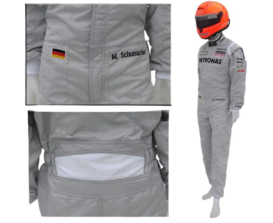 2010 Michael Schumacher Mercedes Benz F1 Embroiderd Race Suit - Image 2