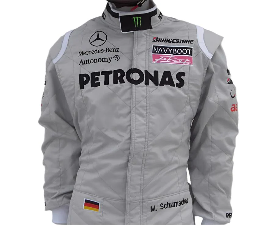 2010 Michael Schumacher Mercedes Benz F1 Embroiderd Race Suit - Image 5