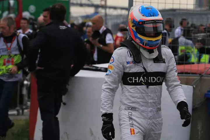 2016 Fernando Alonso F1 Race gloves - Image 3
