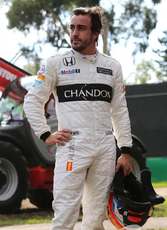 2016 Fernando Alonso McLaren F1 Team Race Suit - Image 4