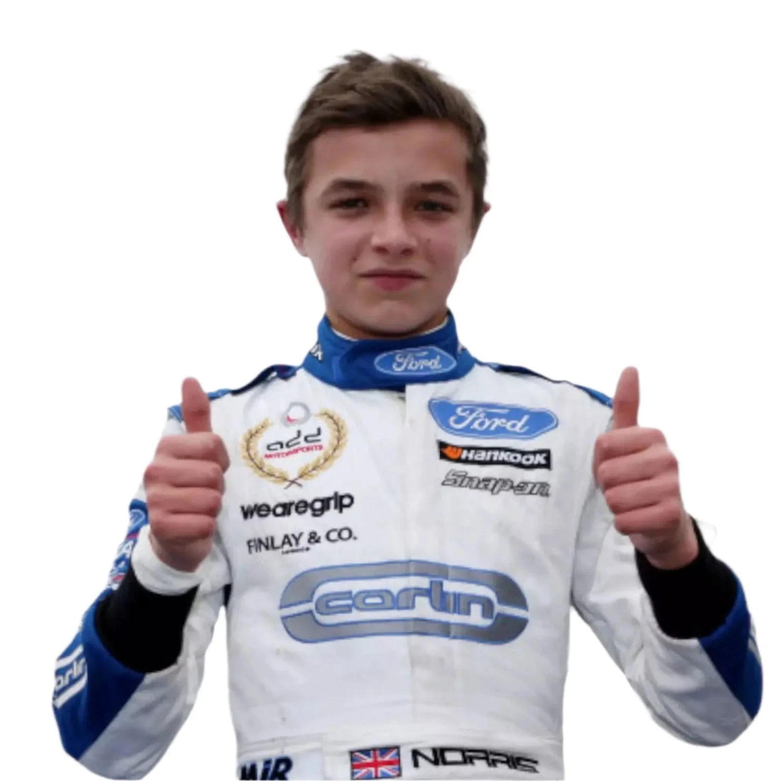 2017 Oscar Piastri F4 Race suit - Image 3