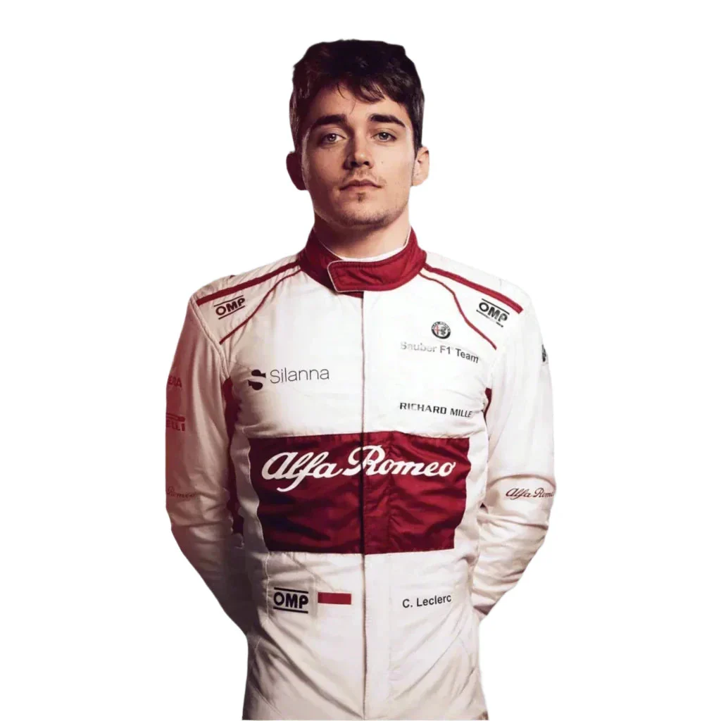 2018 Charles Leclerc Alfa Romeo Sauber F1 Suit - Image 4