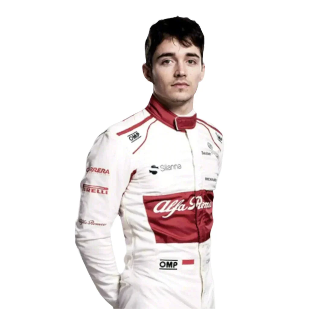 2018 Charles Leclerc Alfa Romeo Sauber F1 Suit - Image 5