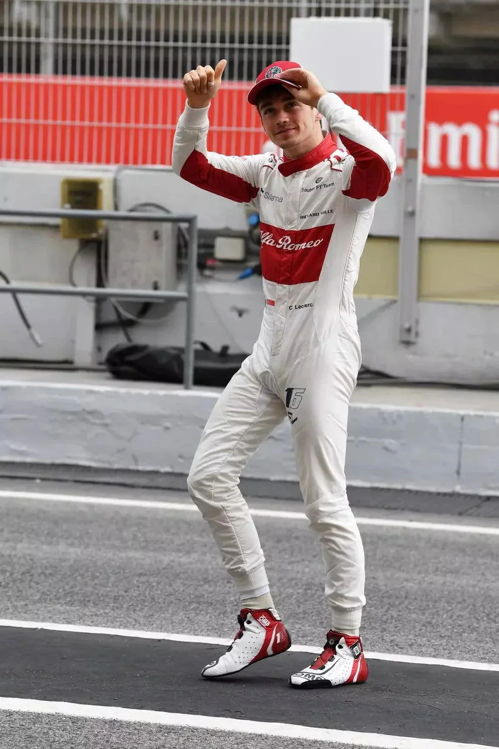 2018 Charles Leclerc Alfa Romeo Sauber F1 Team Shoes - Image 3