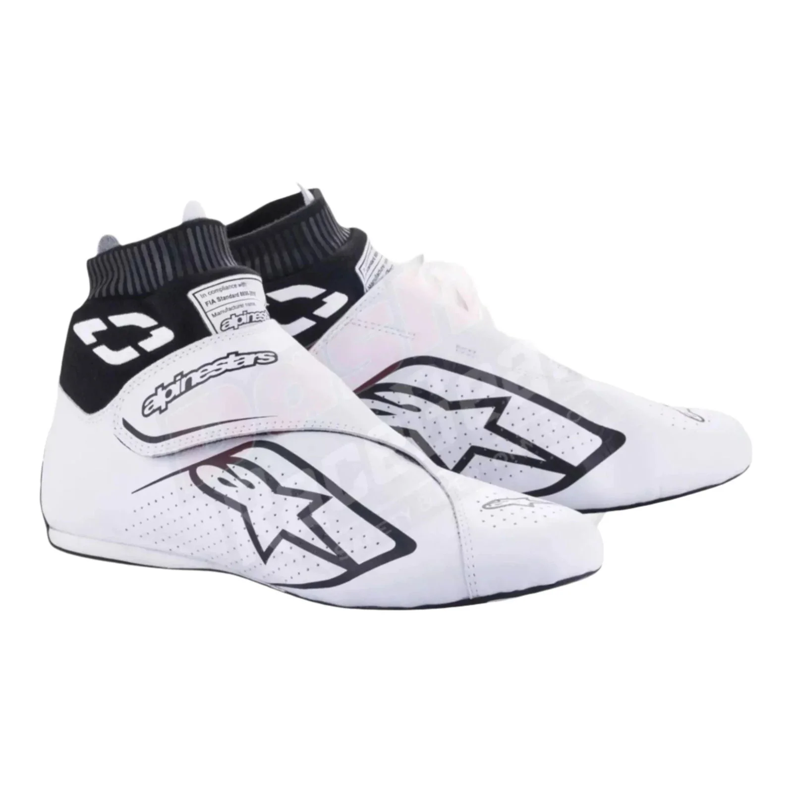 2018 Lance Stroll Martini Alpinestrar F1 Race Shoes - Image 2