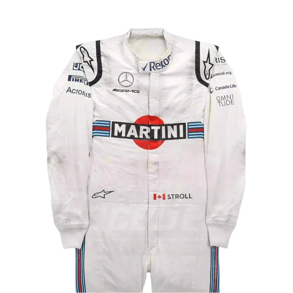 2018 Lance Stroll Williams Martini F1 Race Suit - Image 2