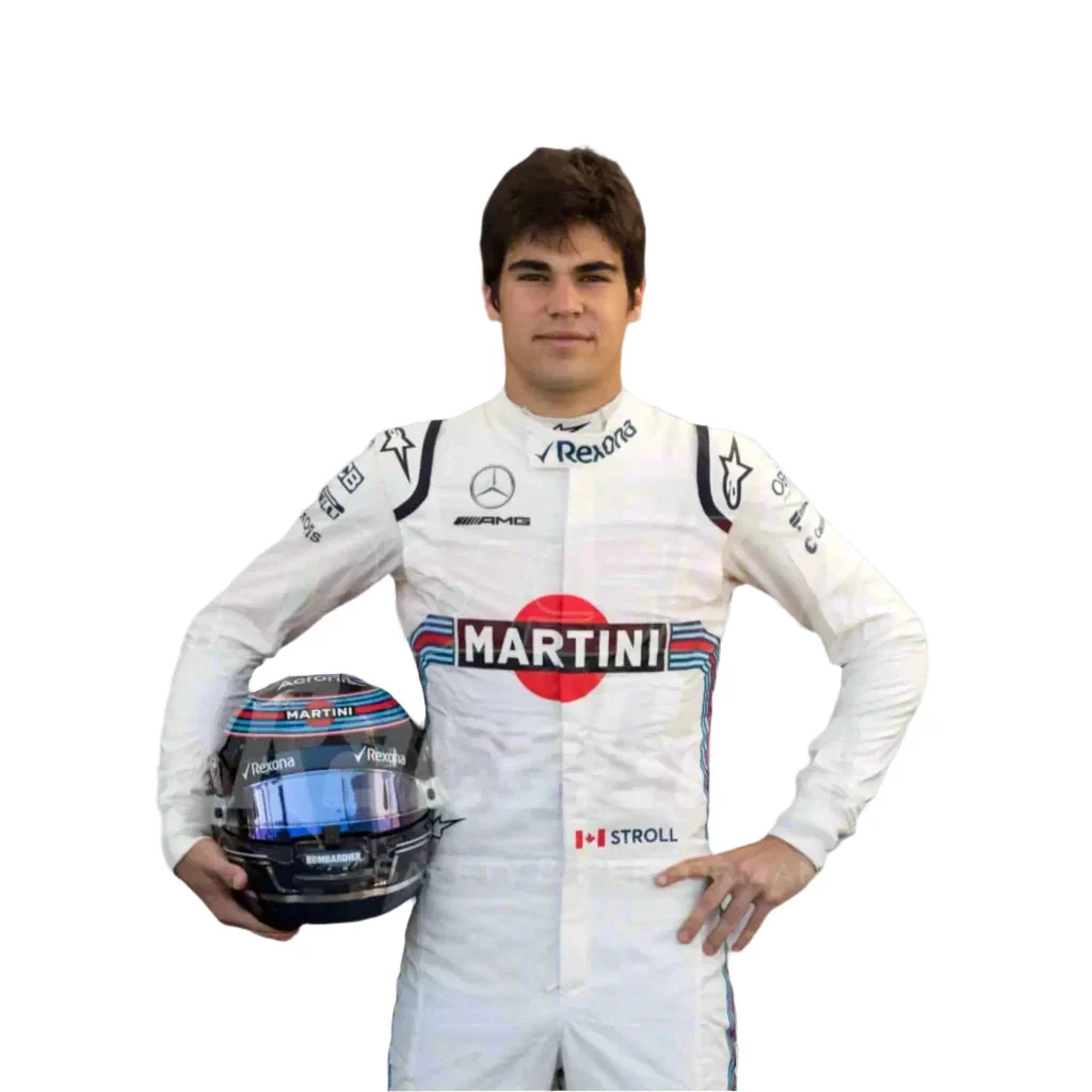 2018 Lance Stroll Williams Martini F1 Race Suit - Image 5