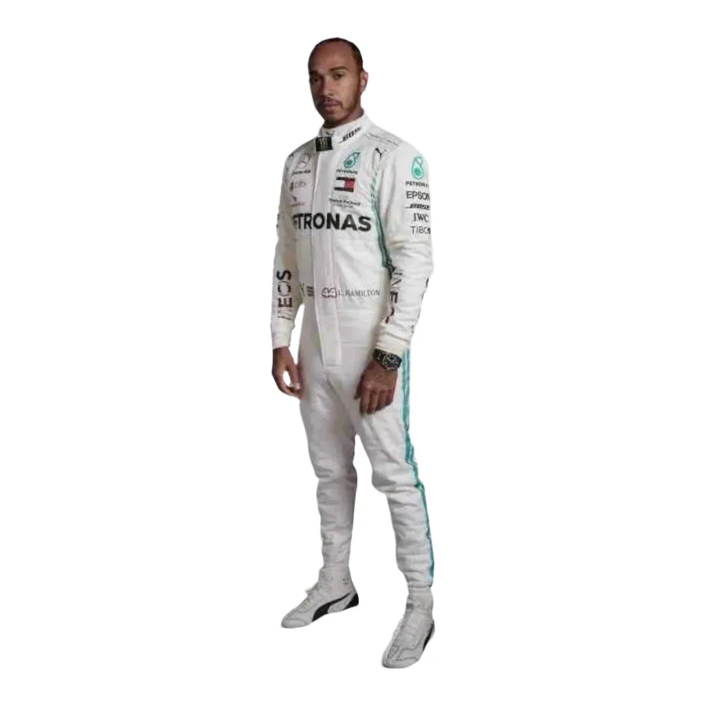2018 LEWIS HAMILTON MERCEDES AMG F1 RACE SUIT - Image 2