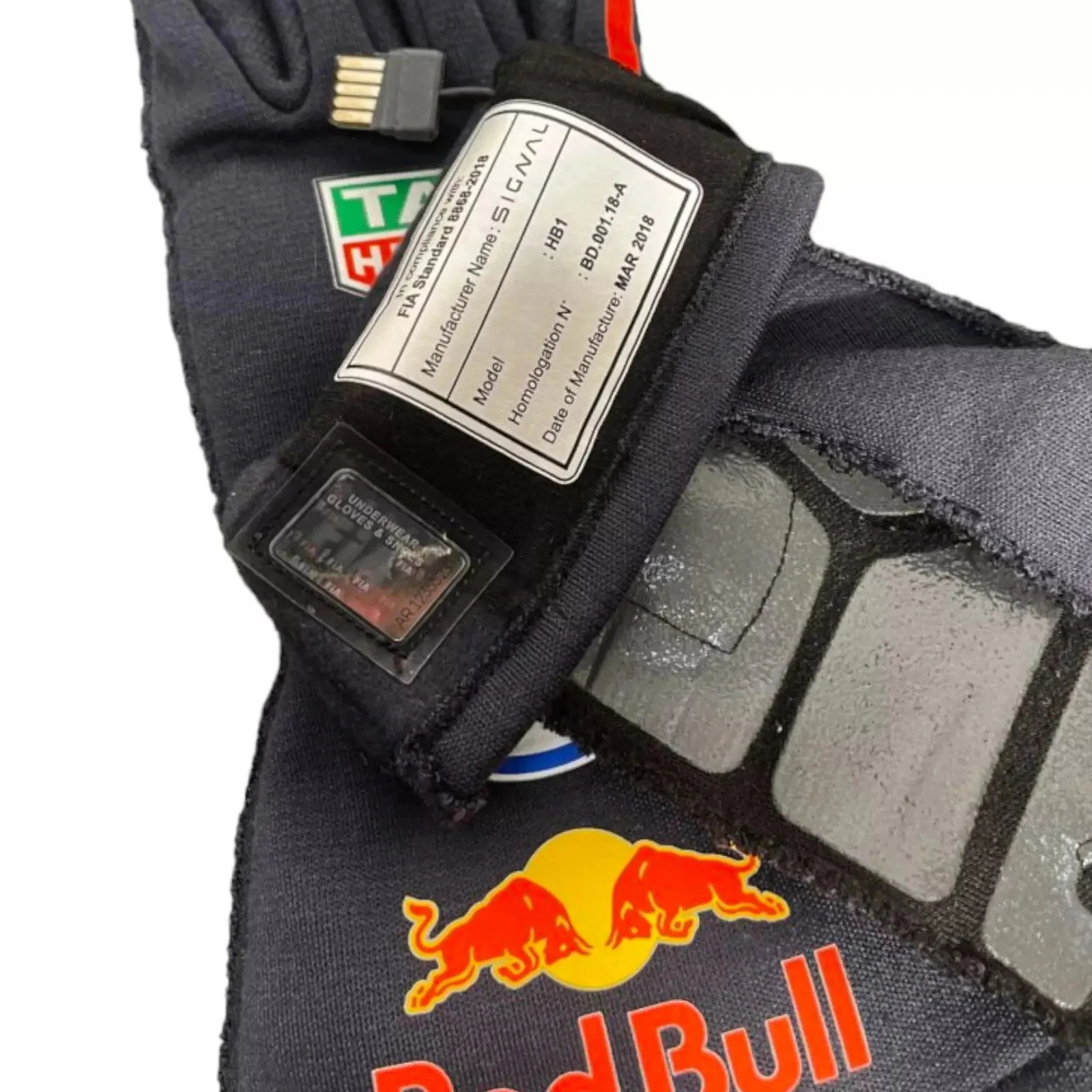 2018 Max Verstappen Race Gloves - Image 3