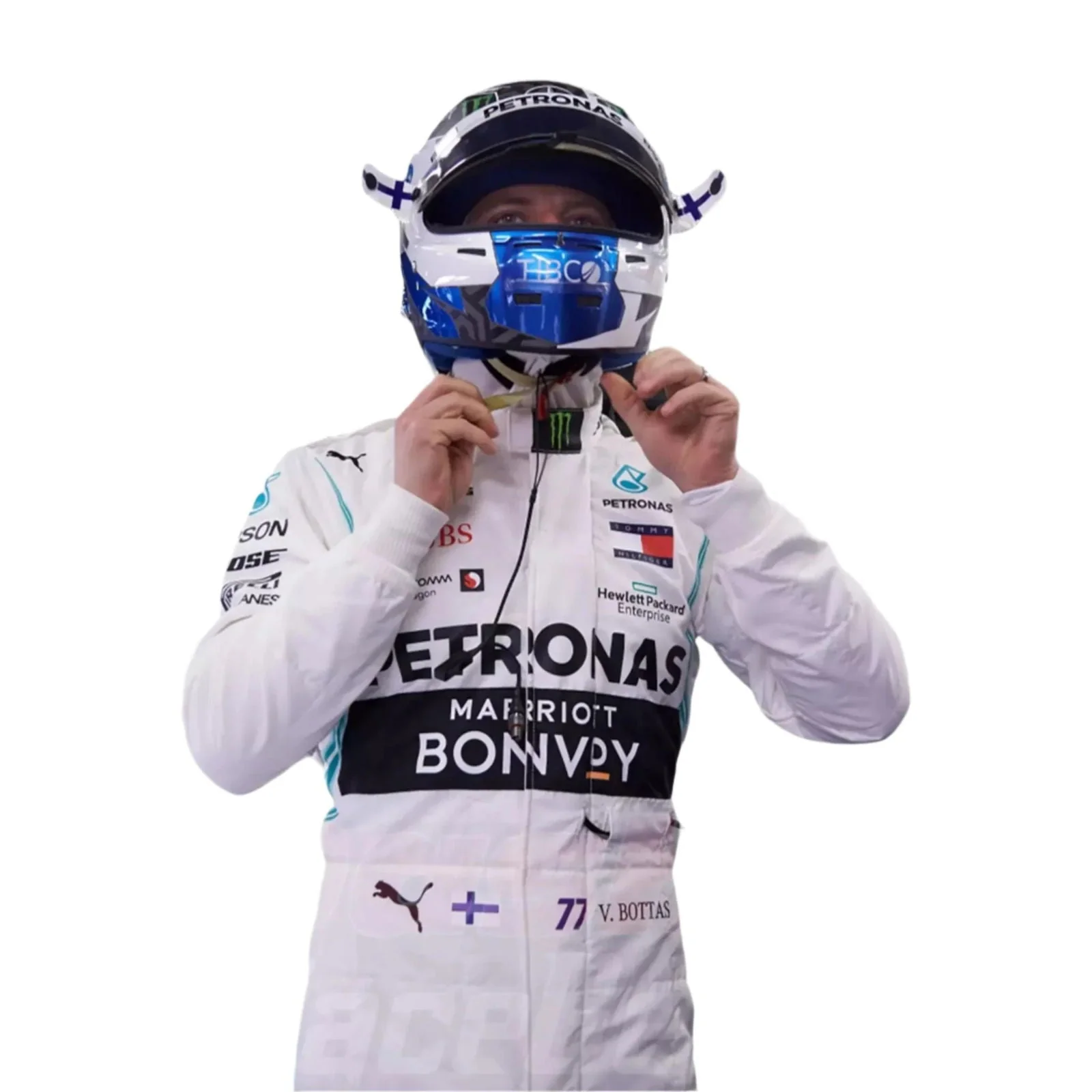 2020 Valtteri Bottas Mercedes AMG F1 Race Suit - Image 5