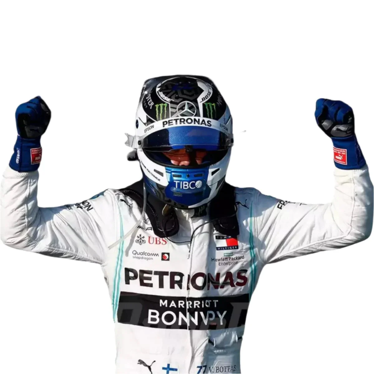 2020 Valtteri Bottas Mercedes AMG F1 Race Suit - Image 6