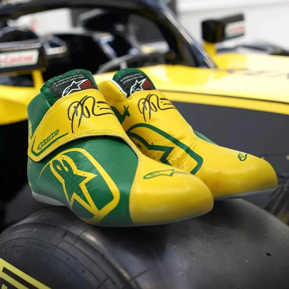 2019 DANIEL RICCIARDO RENAULT F1 RACE BOOTS - AUSTRALIAN GRAND PRIX - Image 3