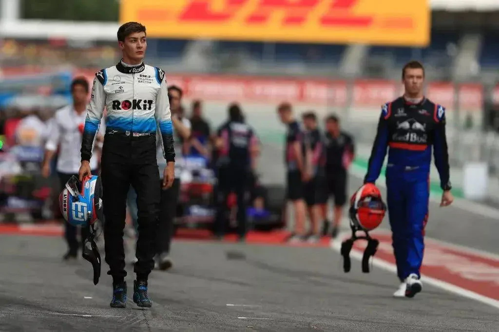 2019 GEORGE RUSSELL Williams Racing F1 Race Boots - Image 3