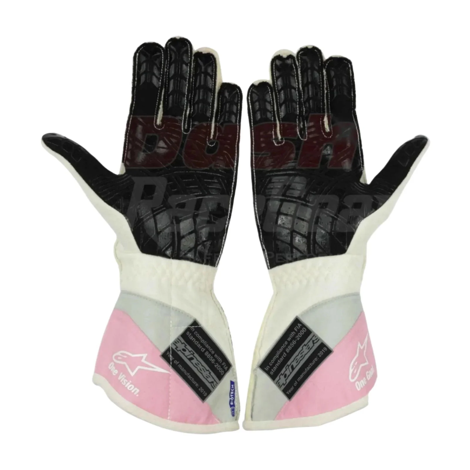 2019 Lance Stroll BWT Race Spec Racing Point F1 Gloves - Image 2