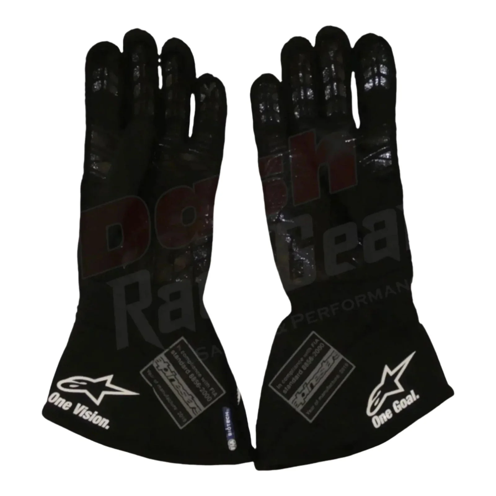 2019 Nico Hulkenberg Renault F1 Race Gloves - Image 2