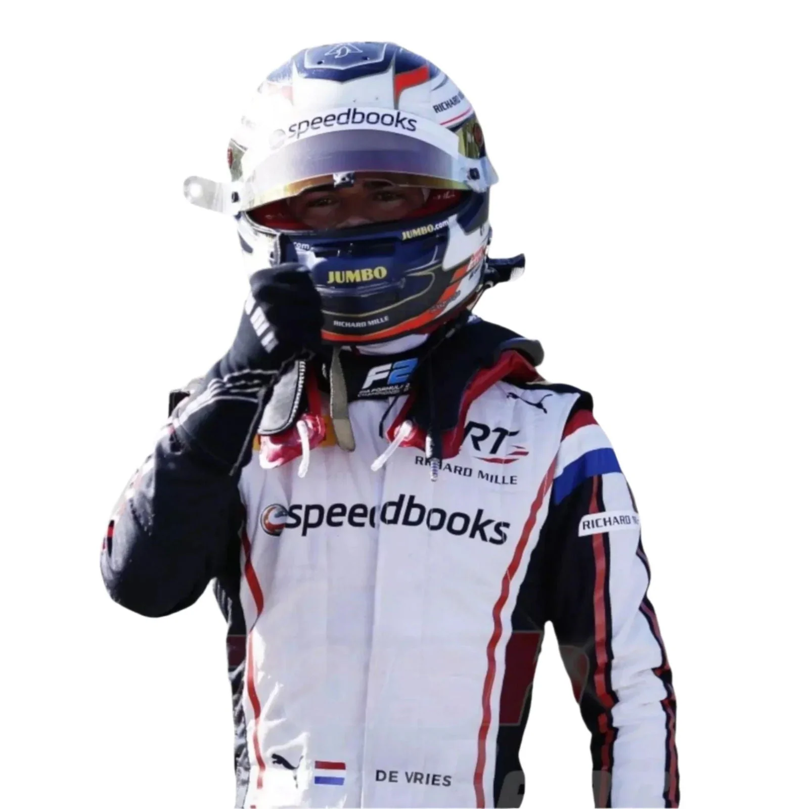 2019 Nyck de Vries F2 Race Suit - Image 3
