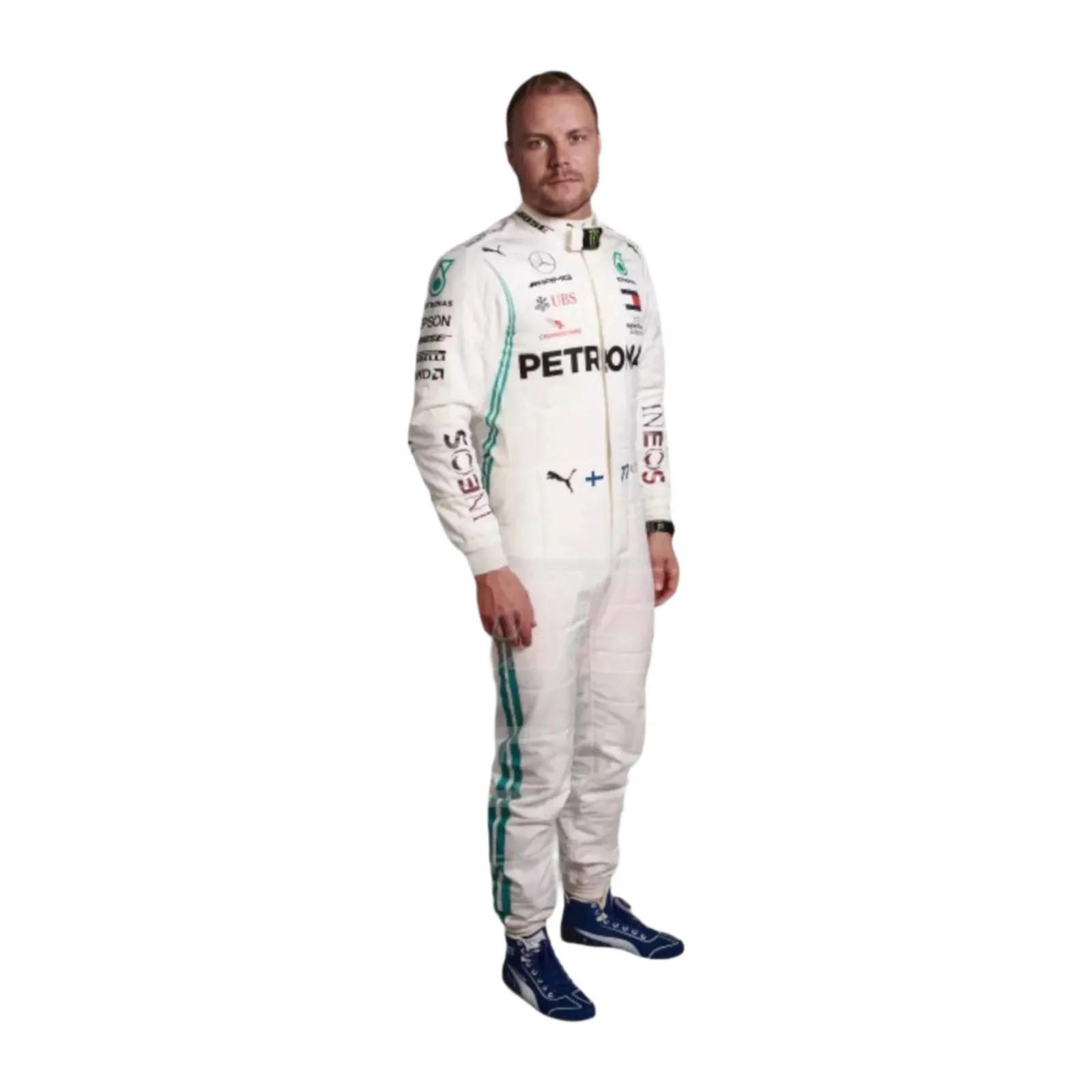 2019 Valtteri Bottas Mercedes AMG F1 Race Suit - Image 3