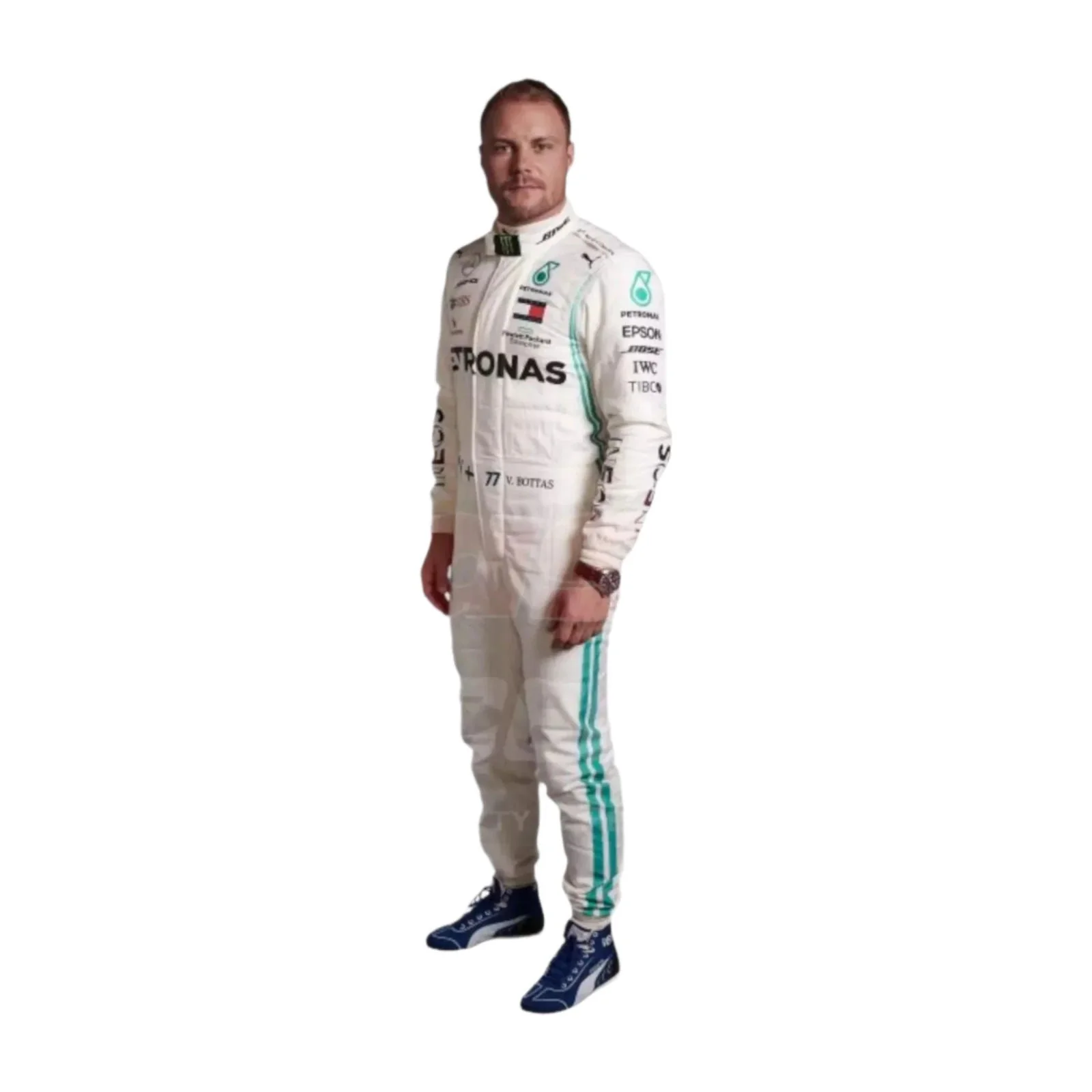 2019 Valtteri Bottas Mercedes AMG F1 Race Suit - Image 4