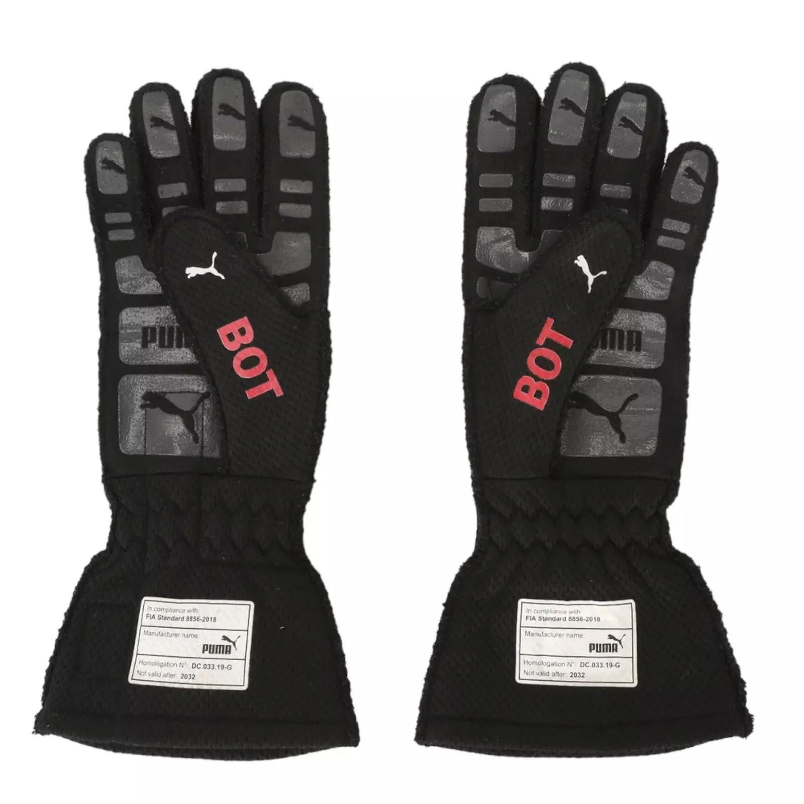 2022 VALTTERI BOTTAS F1 RACE GLOVES - BRITISH GP - Image 2