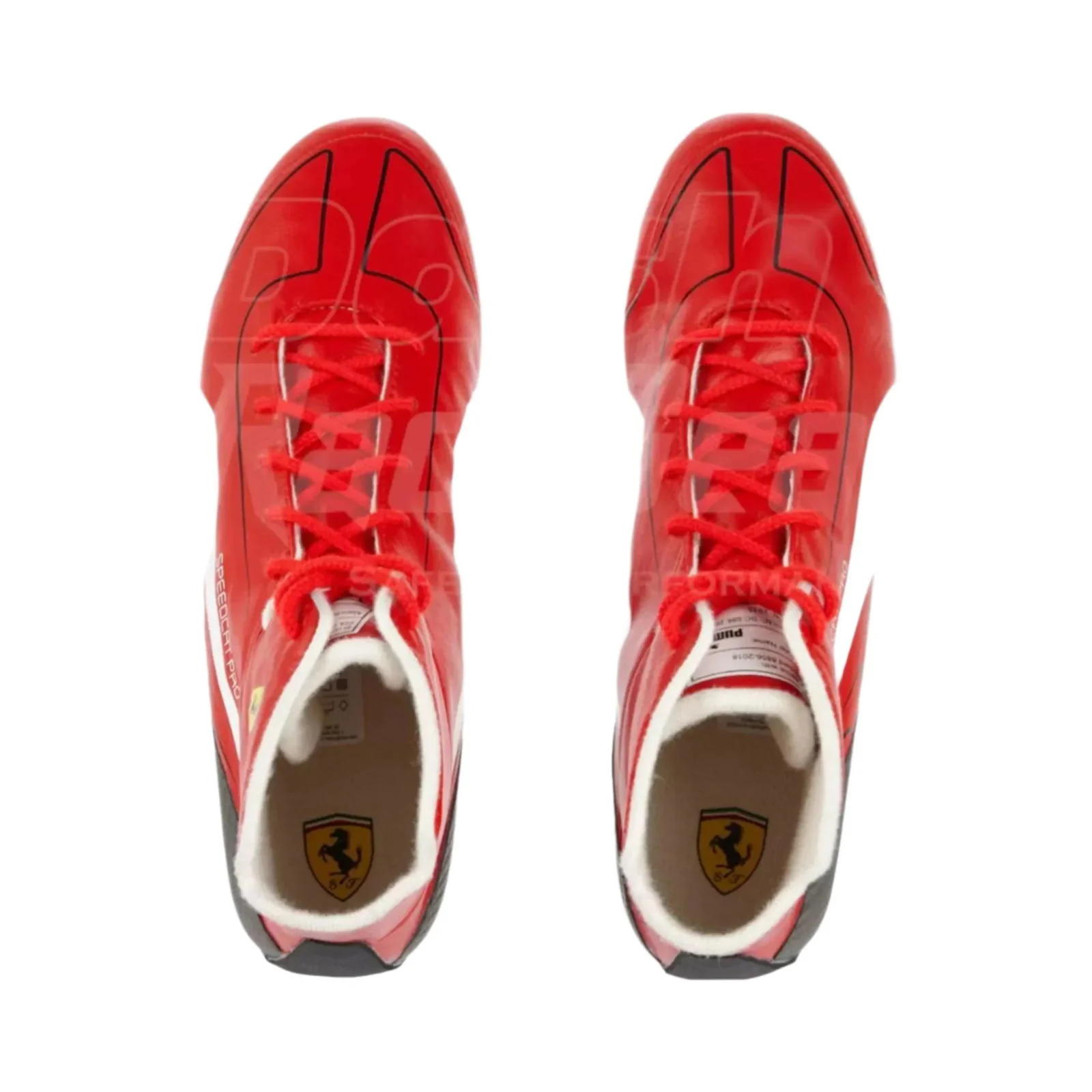 2020 Charles Leclerc Scuderia Ferrari F1 Race Boots - Image 4