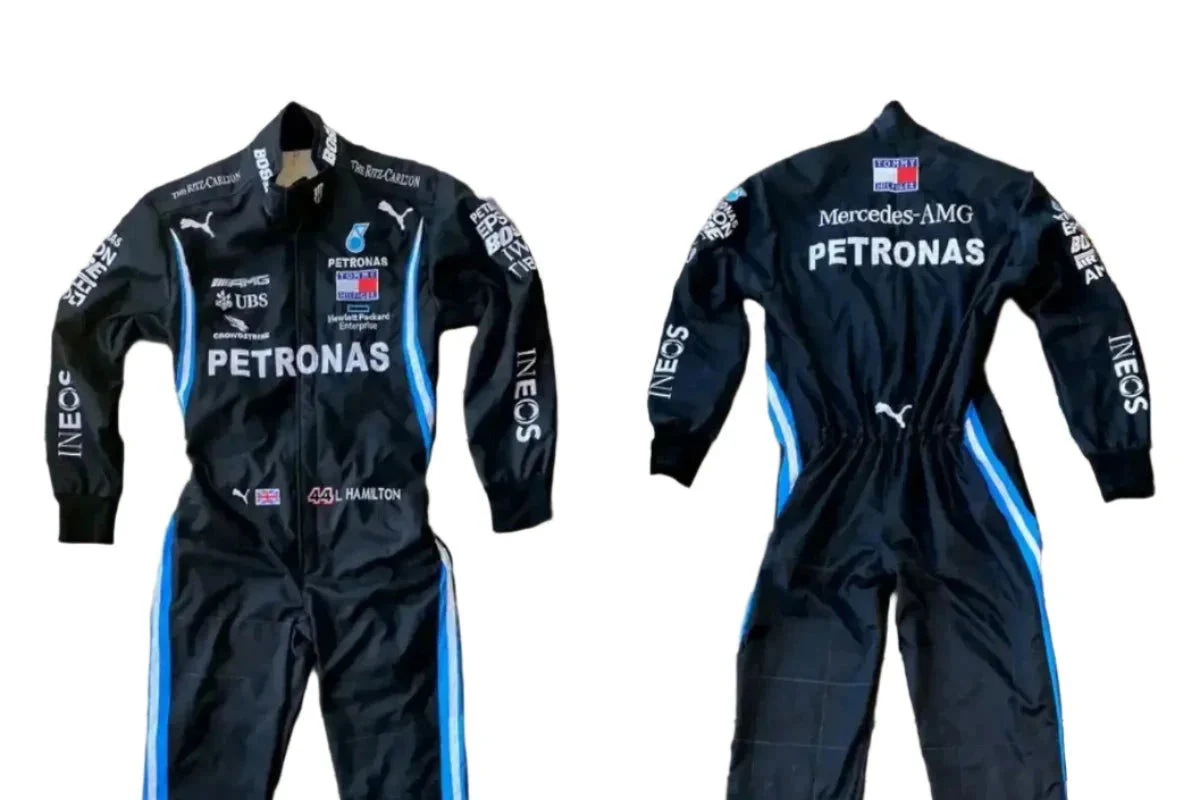 2020 Lewis Hamilton Mercedes AMG F1 Embroidery Race Suit - Image 2
