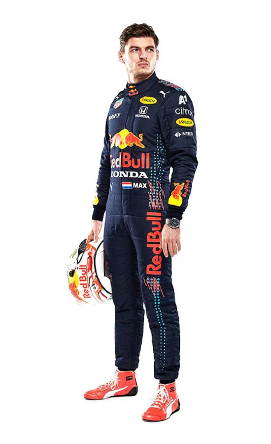 2021 Max Verstappen Red Bull Honda Racing Suit - Image 2