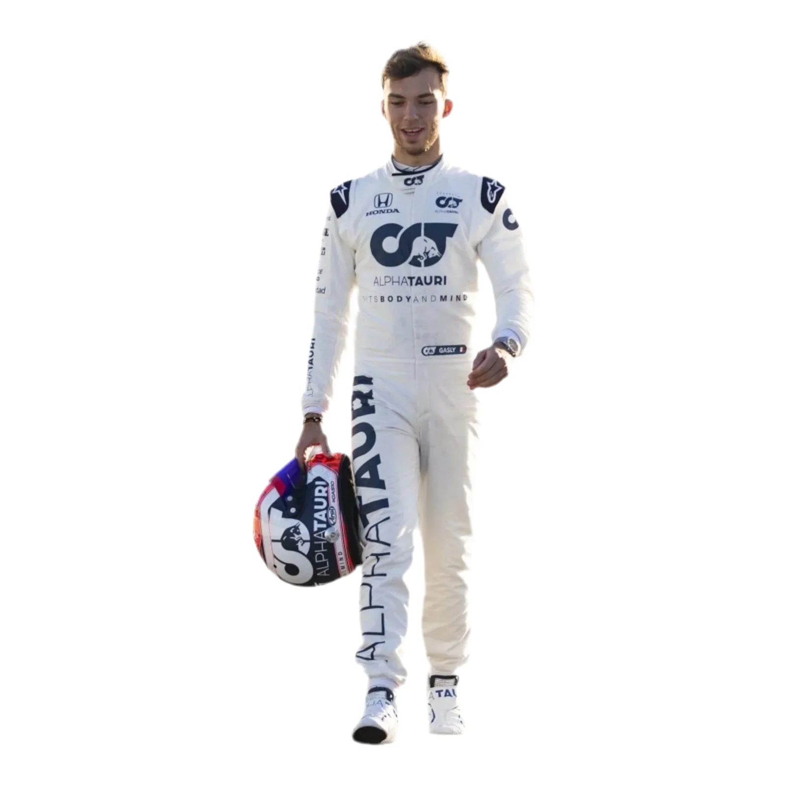 2020 Pierre Gasly Alpha Tauri Race Suit - Abu Dhabi GP - Image 3