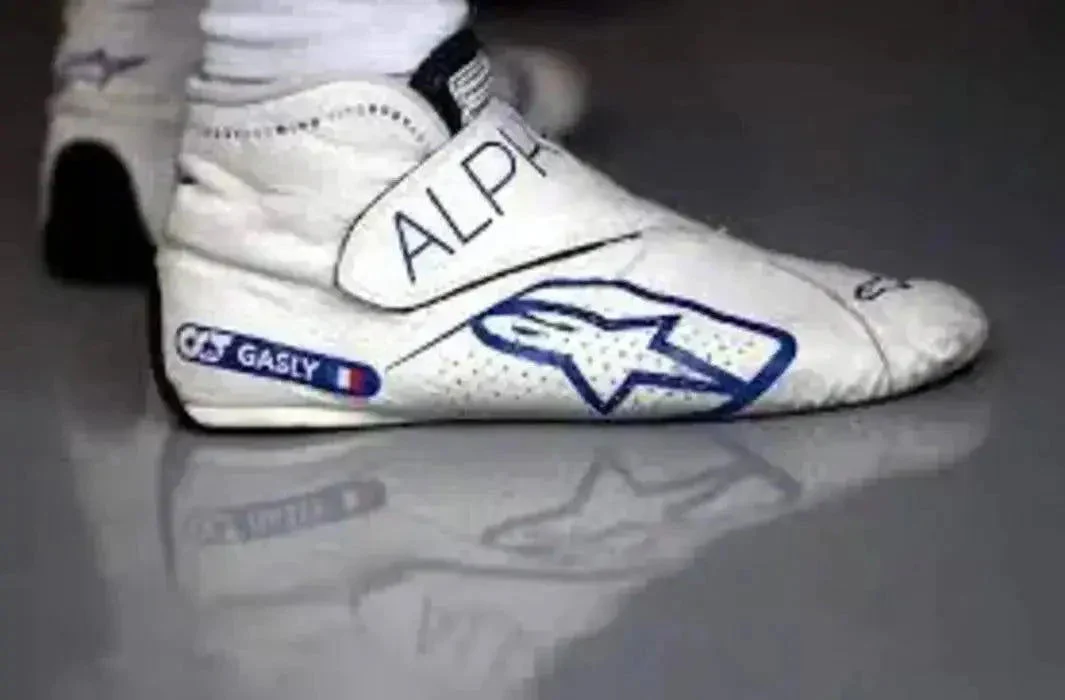 2020 Pierre Gasly Race Austrian Grand Prix's Scuderia AlphaTauri F1 Boots - Image 4