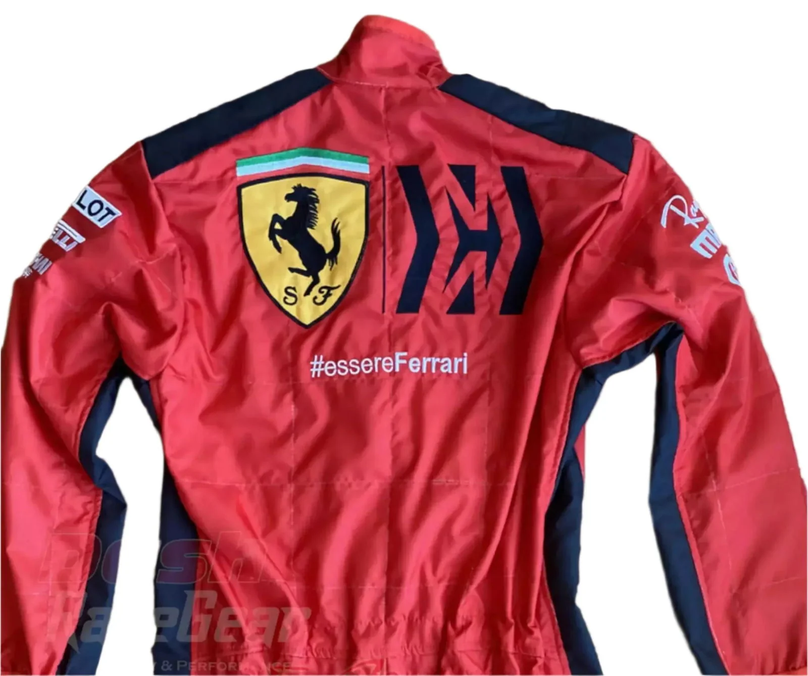 2020 Sebastian Vettel Ferrari Mission Winnow F1 Embroidered Racing suit - Image 5