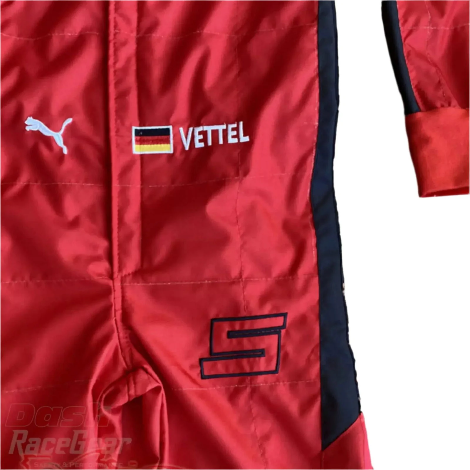 2020 Sebastian Vettel Ferrari Mission Winnow F1 Embroidered Racing suit - Image 6
