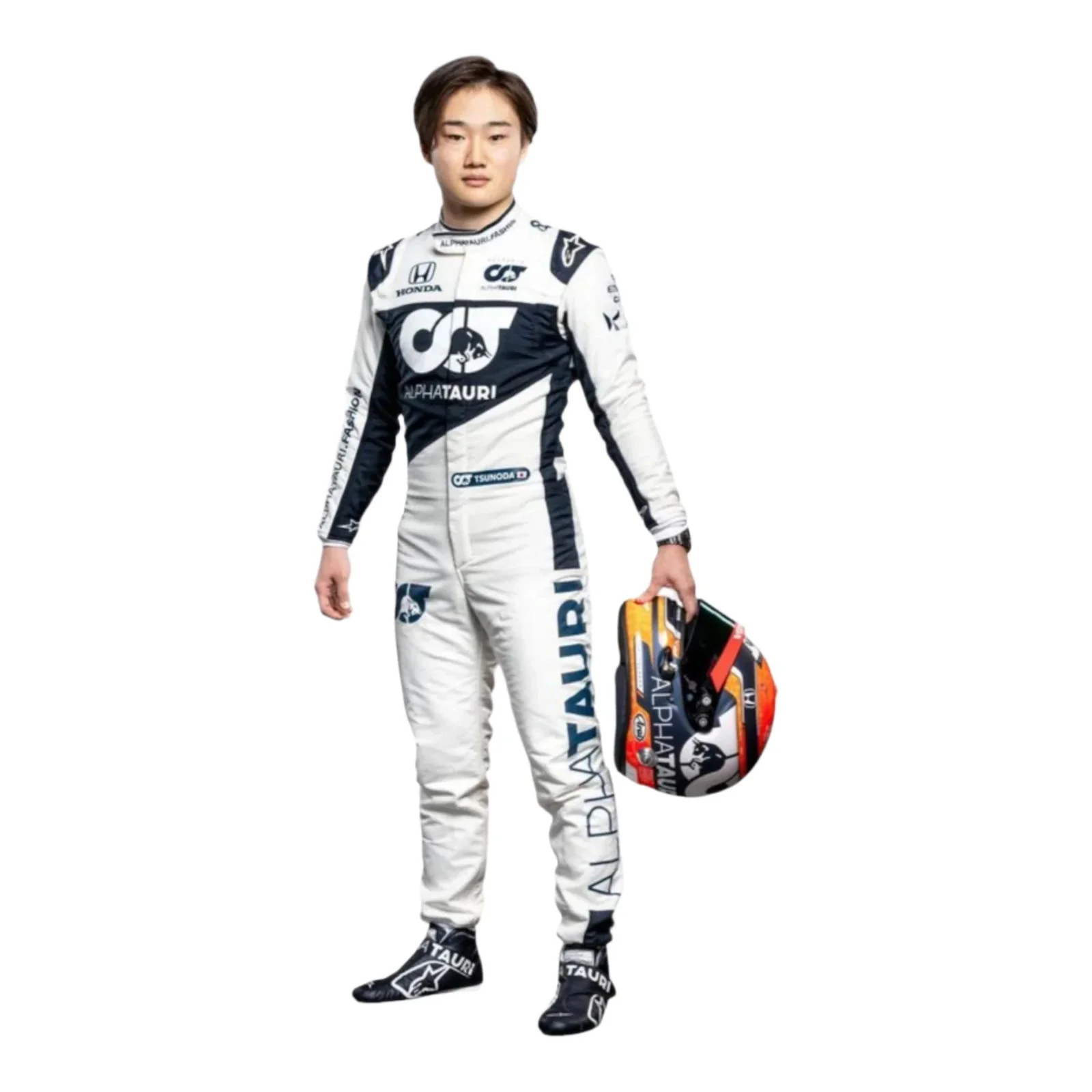 2020 Yuki Tsunoda AlphaTauri F1 Race Suit - Image 2
