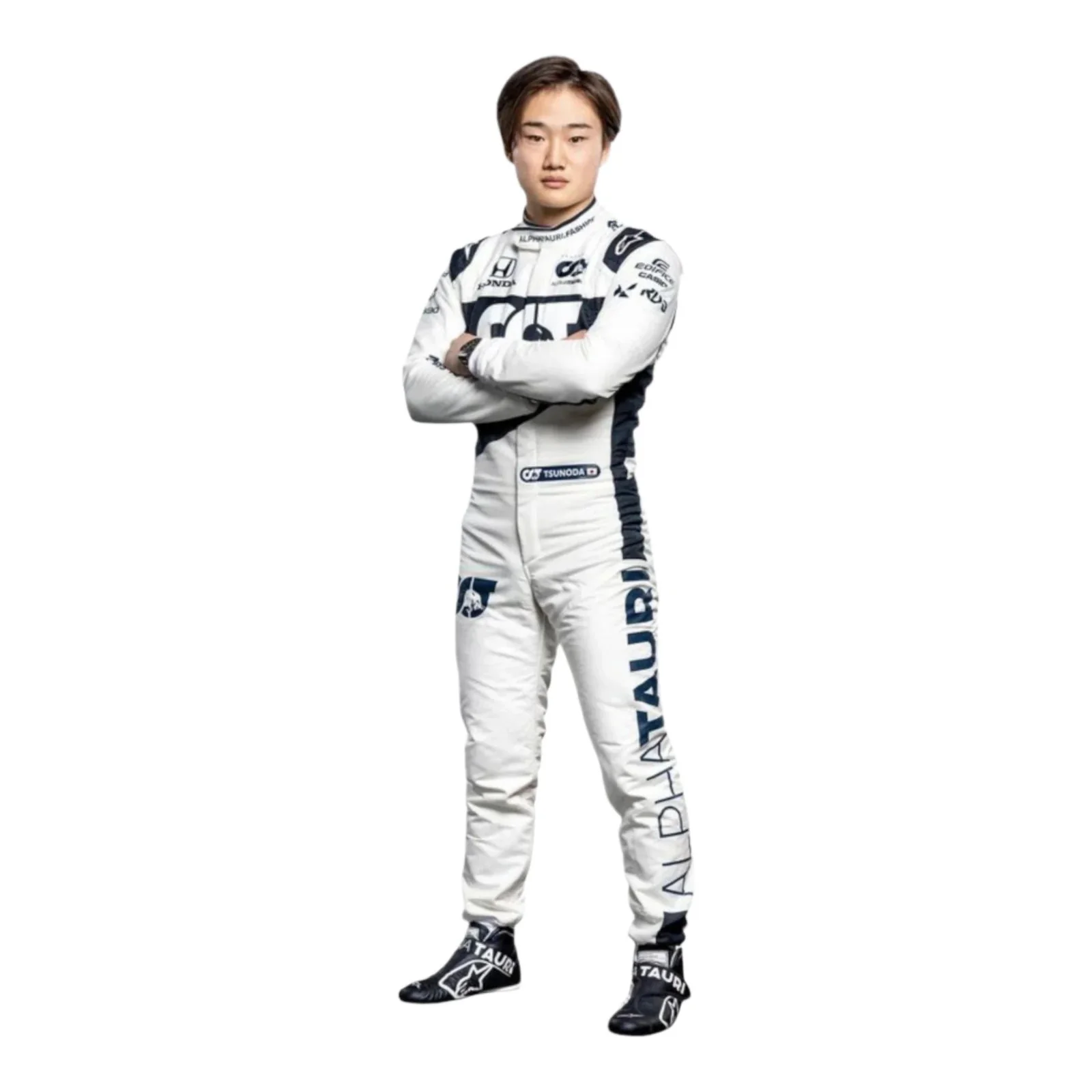 2020 Yuki Tsunoda AlphaTauri F1 Race Suit - Image 3