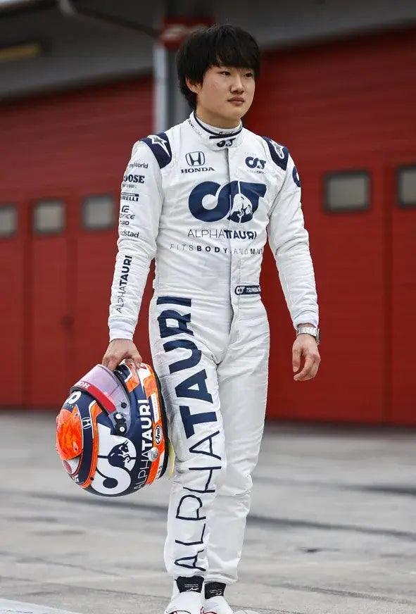 2020 Yuki Tsunoda AlphaTauri F1 Race Suit - Image 4