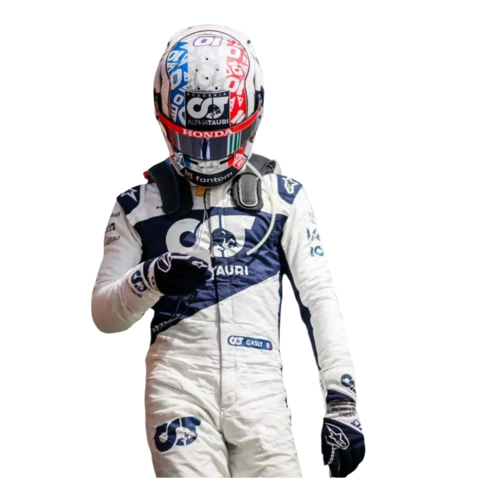 2021 AlphaTauri Pierre Gasly F1 Race Suit - Image 4