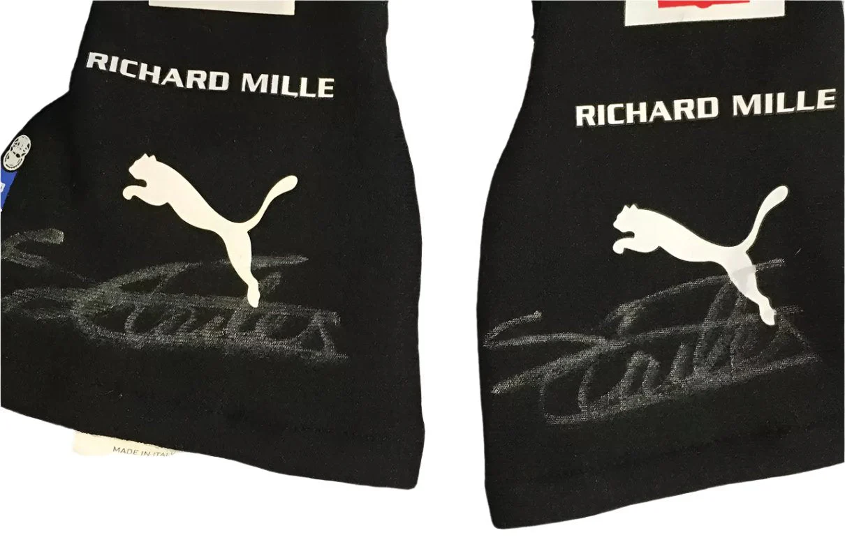 2021 Charles Leclerc Ferrari Monaco GP F1 gloves - Image 3