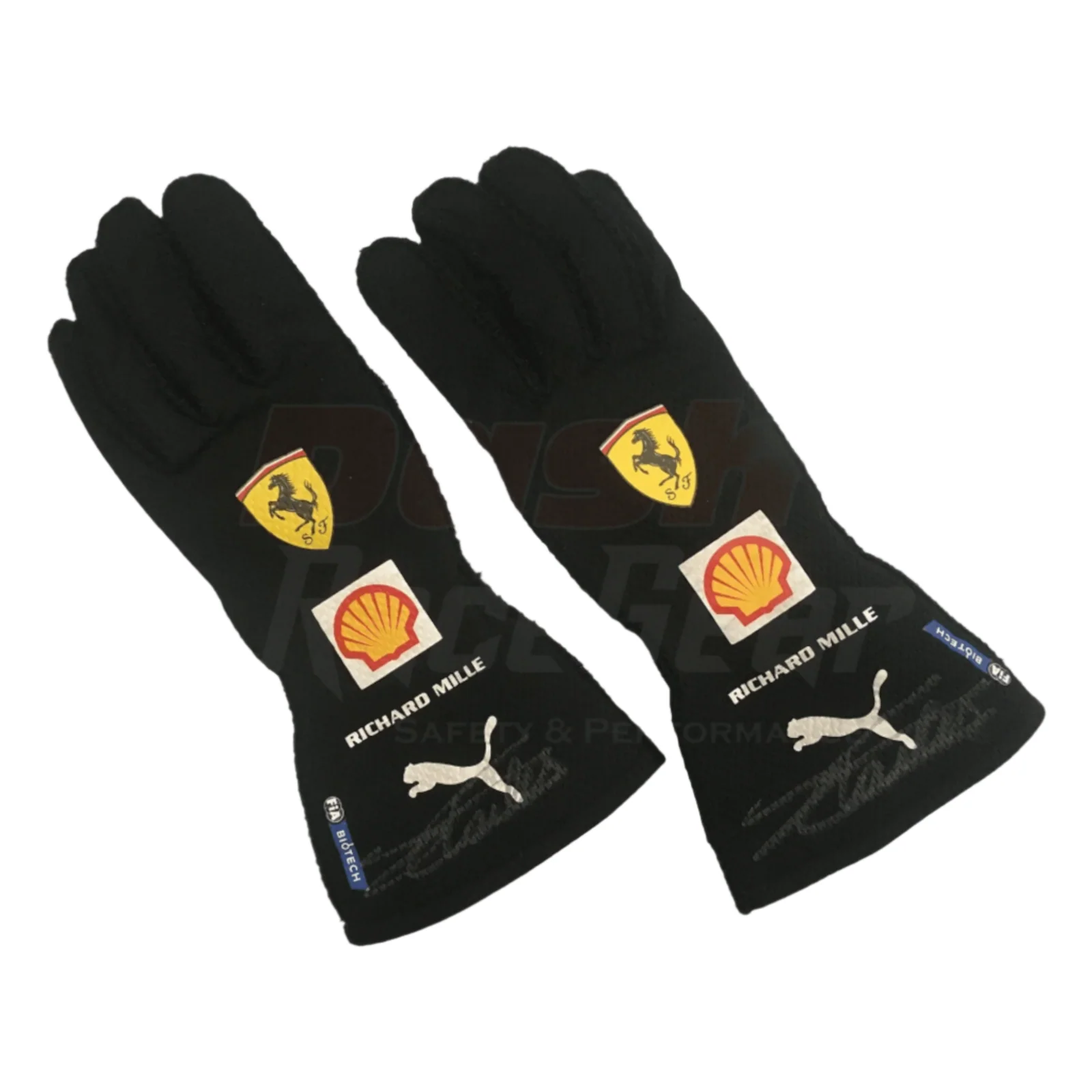 2021 Charles Leclerc Richard Mille Scuderia Ferrari Formula 1 Gloves - Image 4