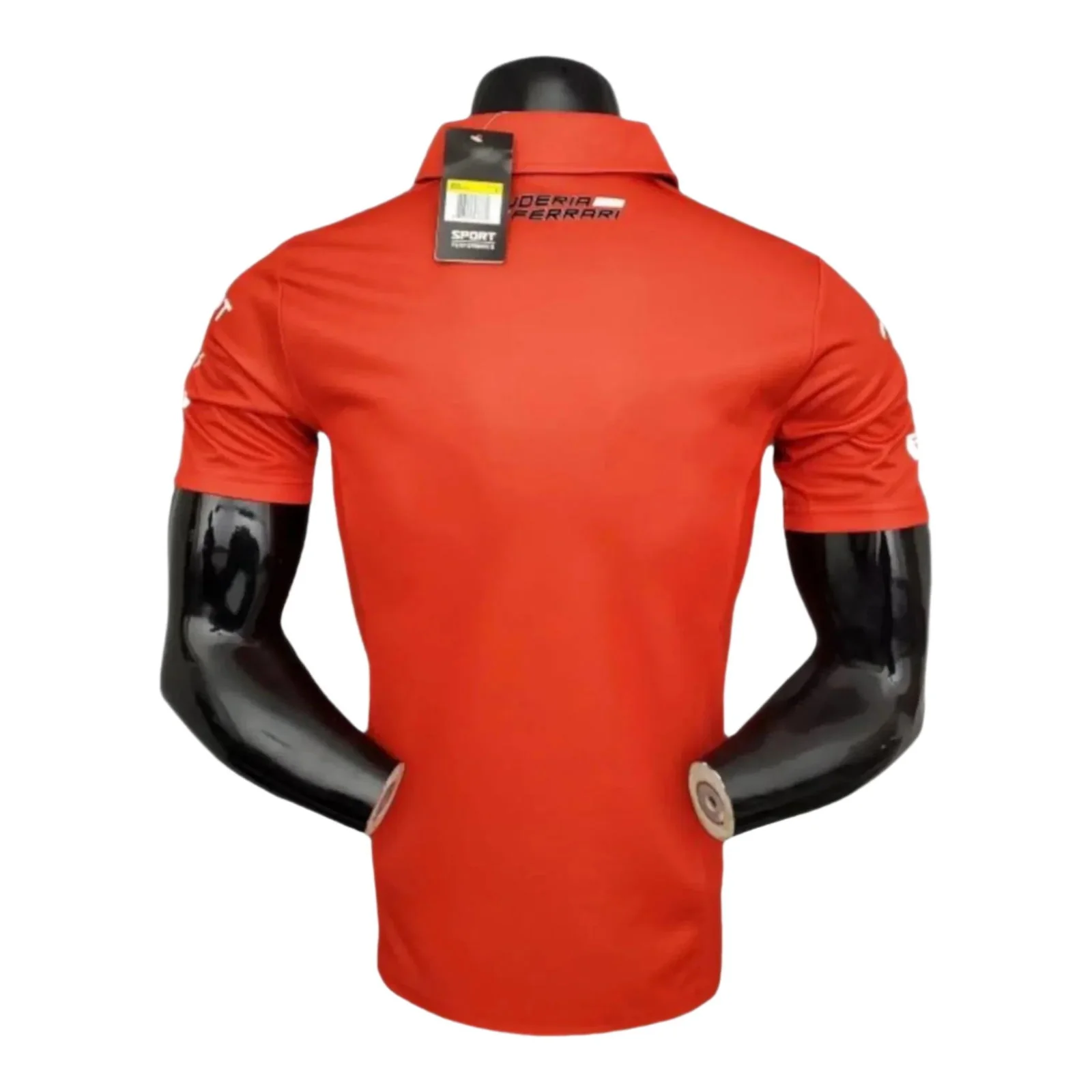 2021 Ferrari Formula One Racing Polo Zipper Shirt - Image 2