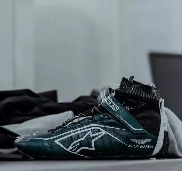 2021 Lance Stroll Aston Martin Alpinestar F1 Race Shoes - Image 3