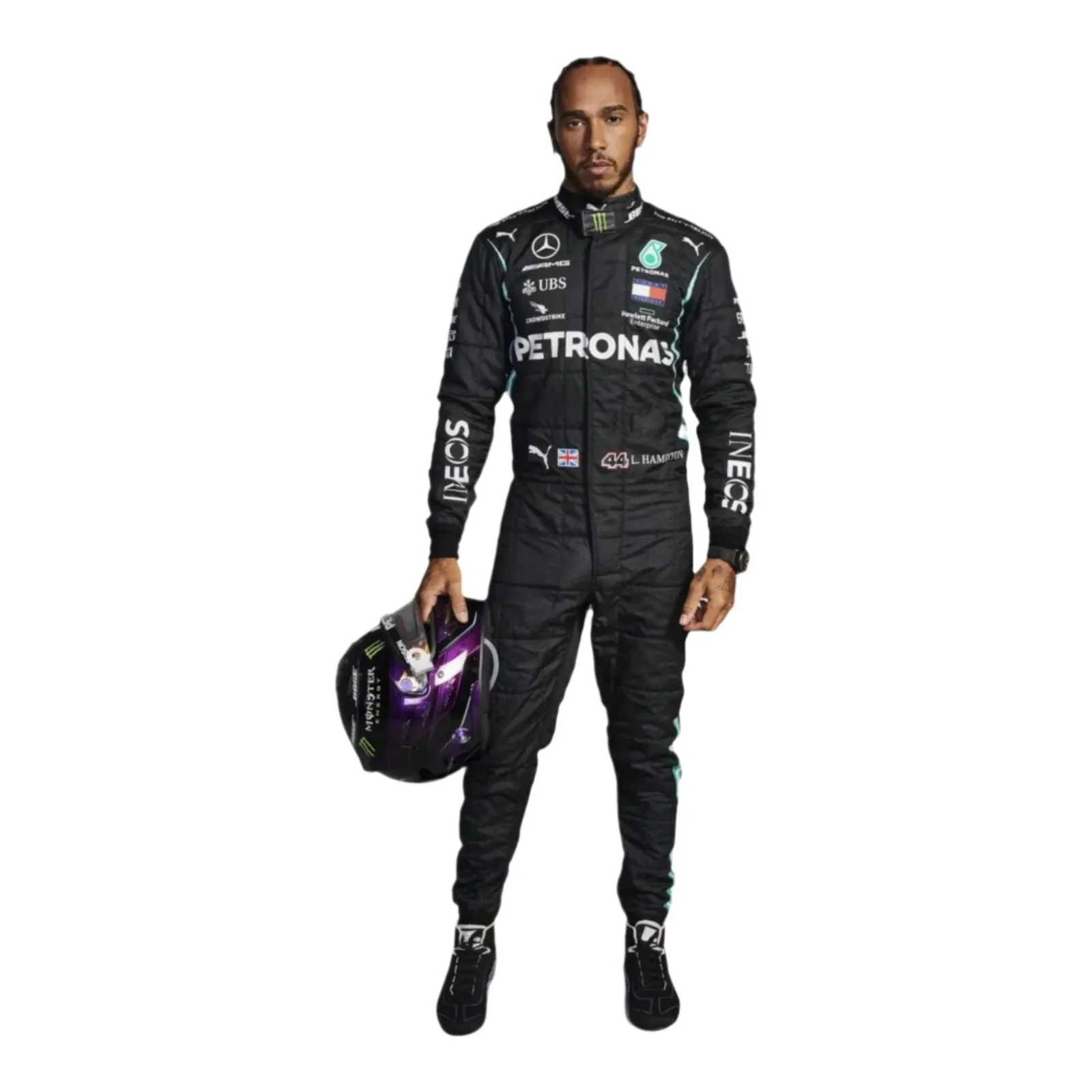 2021 Lewis Hamilton Mercedes AMG F1 Race Suit - Image 2