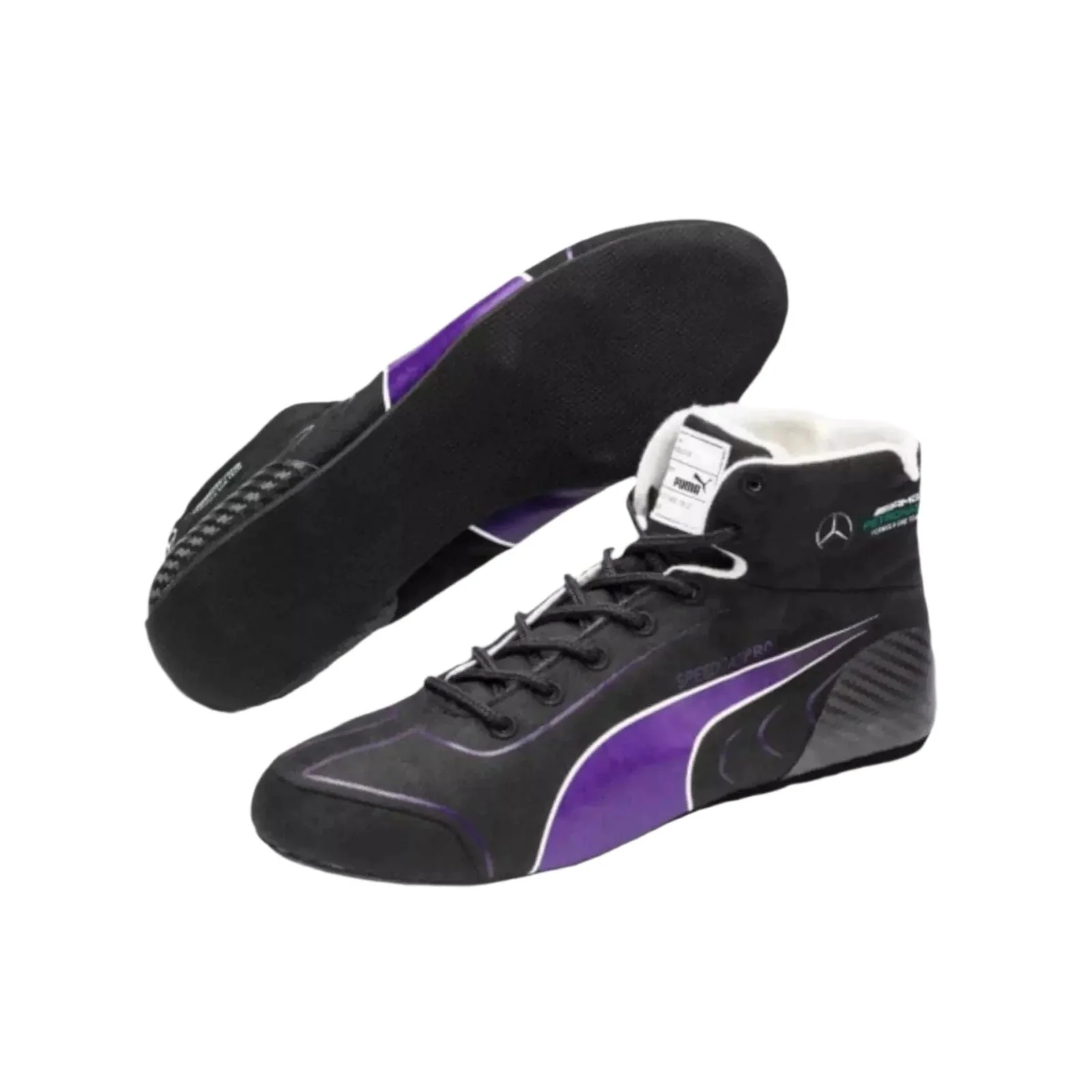 2021 Lewis Hamilton Mercedes SpeedCat Pro F1 Boots - Image 2