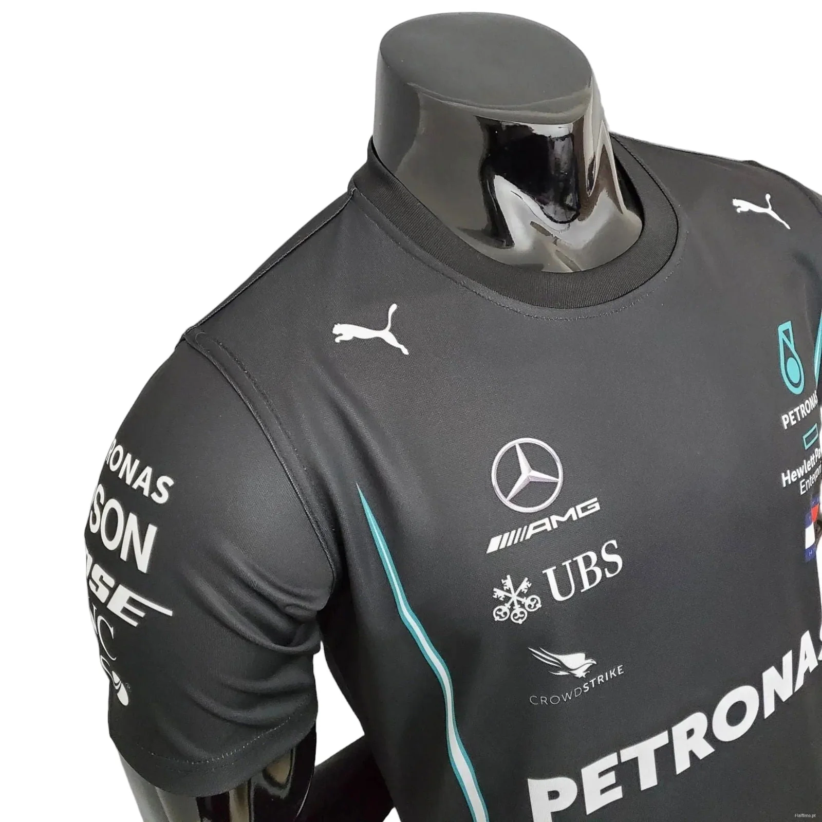 2021 Mercedes Lewis Hamilton Formula One racing T-Shirt - Image 3