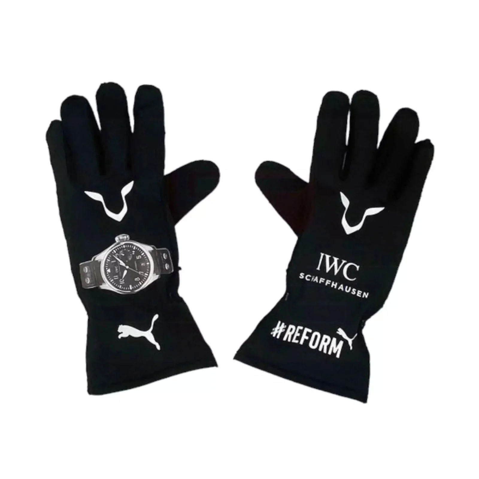 2021 Valtteri Bottas Replica Racing gloves - Image 2