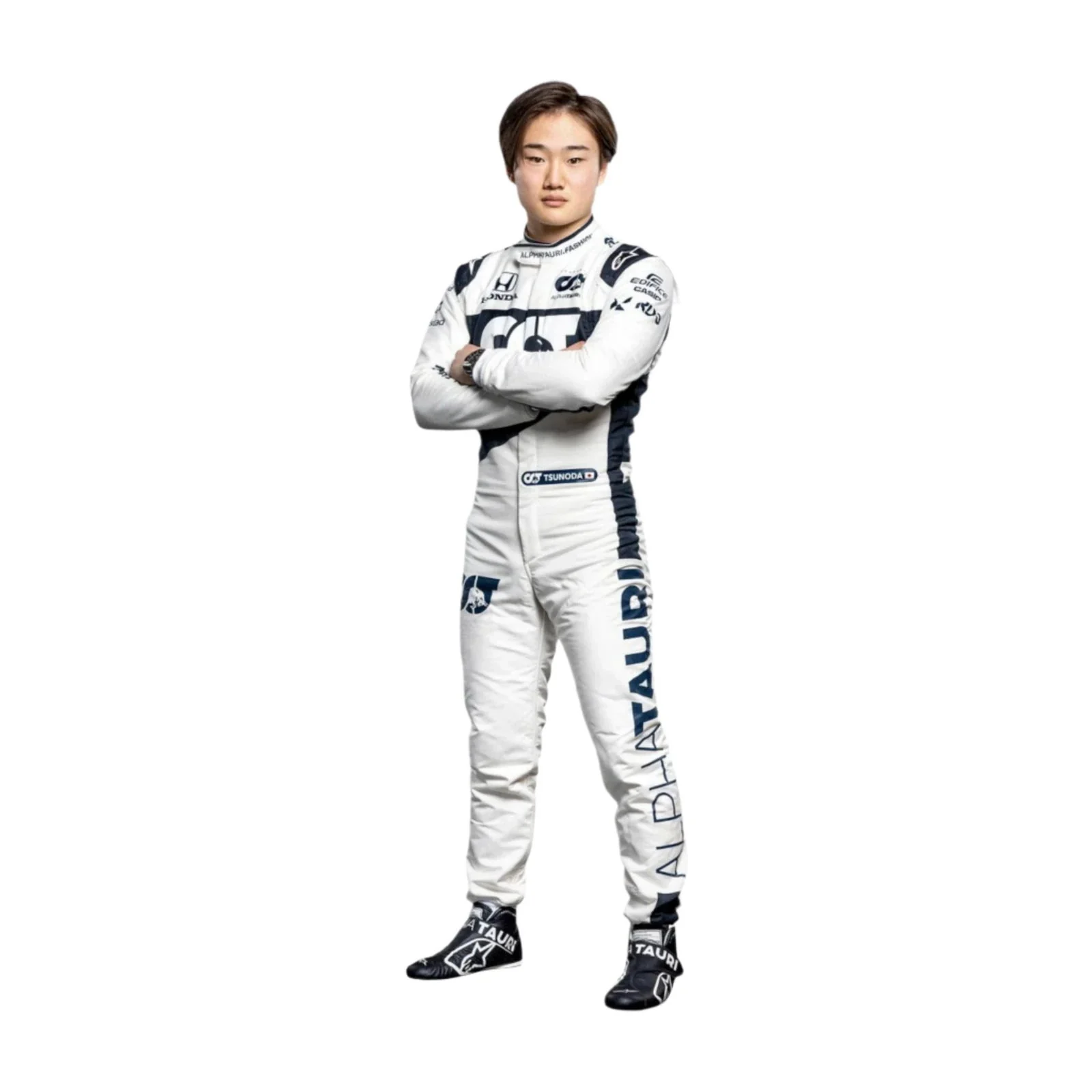Yuki Tsunoda 2021 Replica F1 Suit - AlphaTauri Rookie Season - Image 3