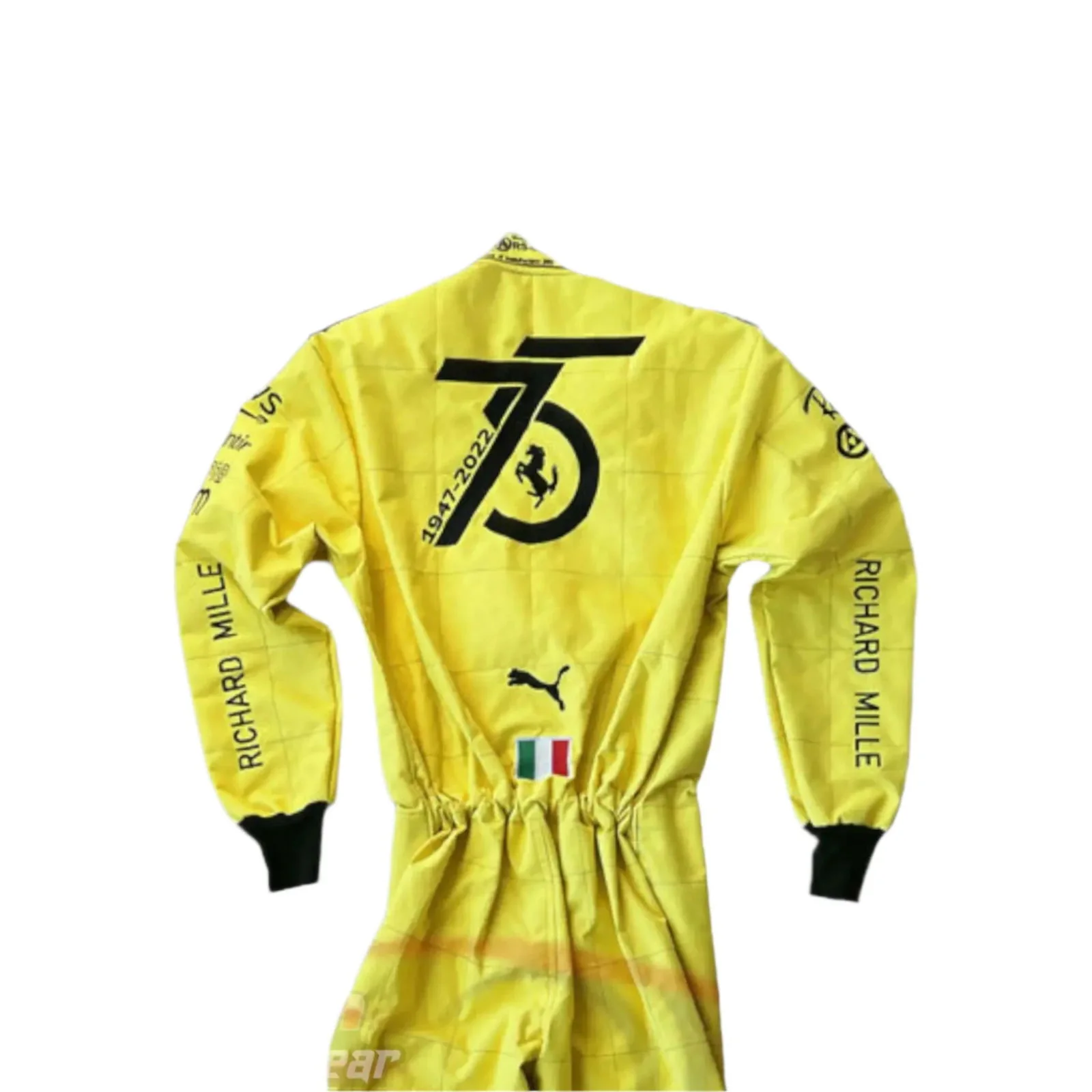 2022 Charles Leclerc Ferrari F1 Embroidered Racing Suit - MONZA GP - Image 4