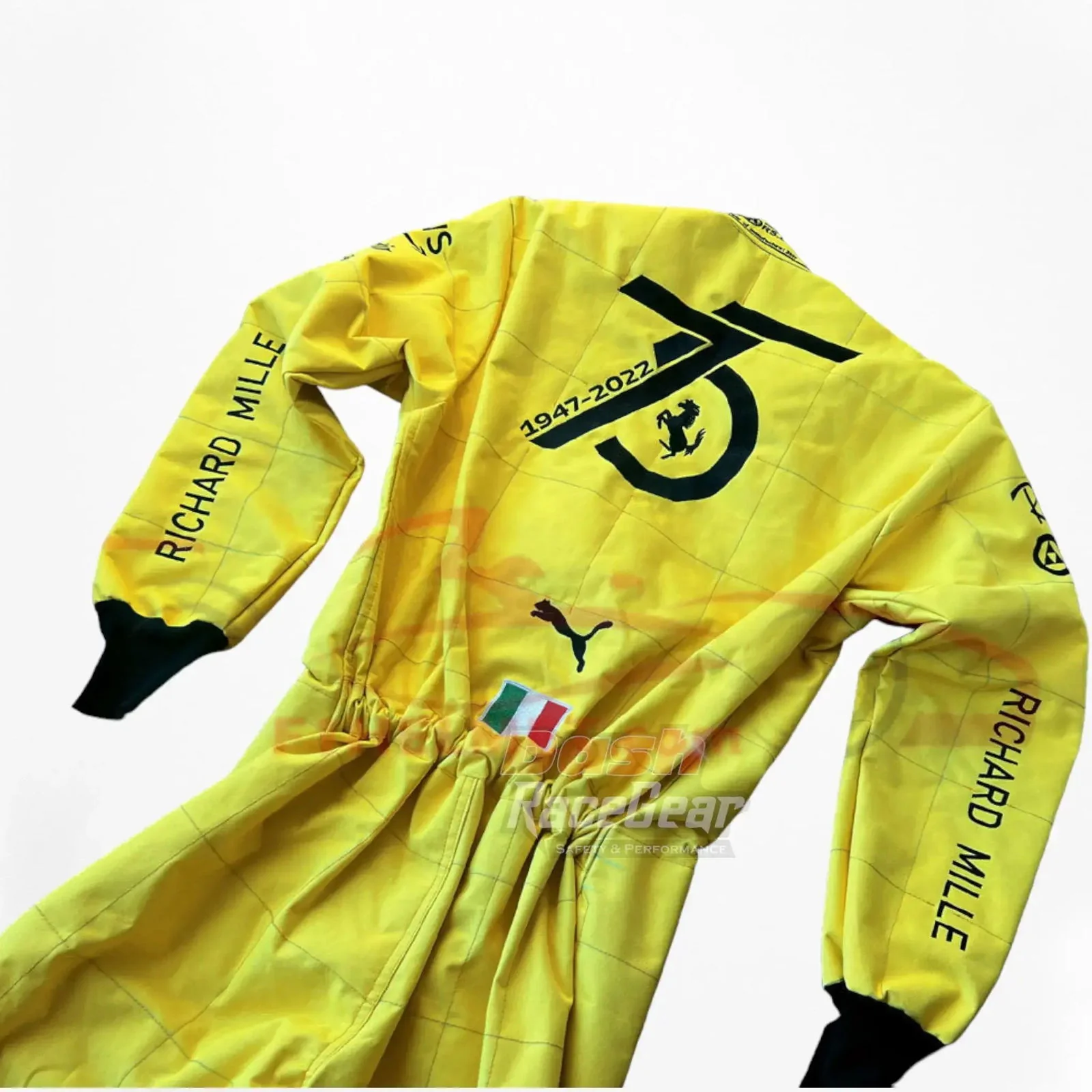 2022 Charles Leclerc Ferrari F1 Embroidered Racing Suit - MONZA GP - Image 5
